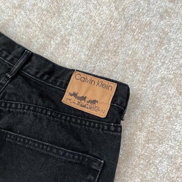 Calvin Klein Sport High Rise Petite Mom Jeans - Picture 10 of 11